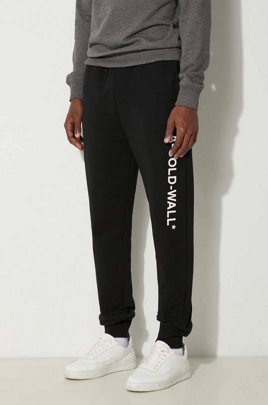 A-COLD-WALL* cotton joggers Essential Logo Sweatpants black ACWMB148.