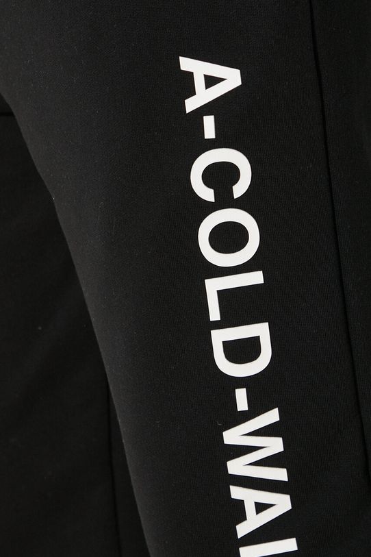 A-COLD-WALL* pantaloni da jogging in cotone Essential Logo Sweatpants ACWMB148. nero