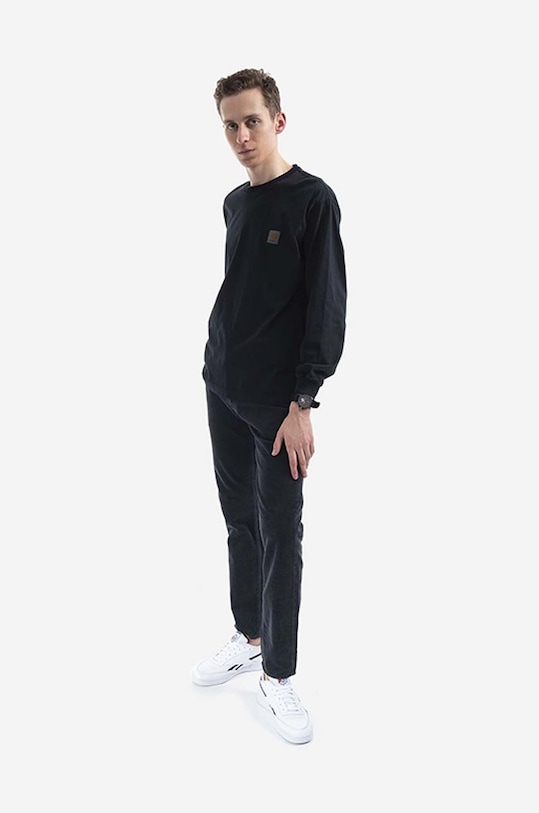 Carhartt WIP corduroy trousers Klondike Pant I017779. gray AA00