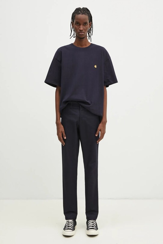 Carhartt WIP spodnie Sid Pant granatowy I003367.