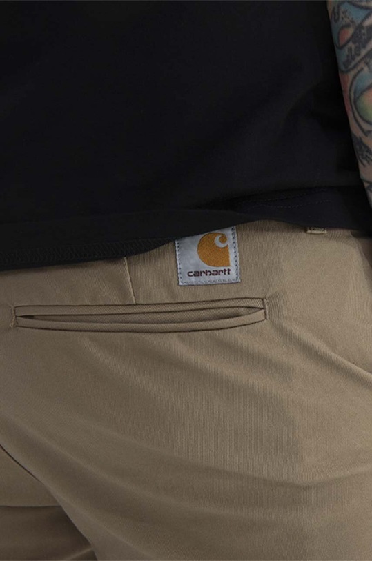 Clothing Carhartt WIP trousers I003367. brown