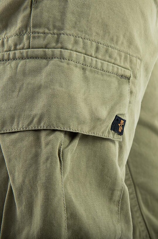 Clothing Alpha Industries cotton trousers Agent Pant 158205.11 green