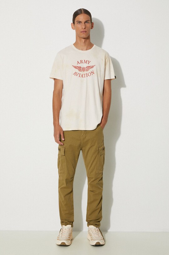 Alpha Industries pantaloni Squad Pants 188202.11 verde SS24