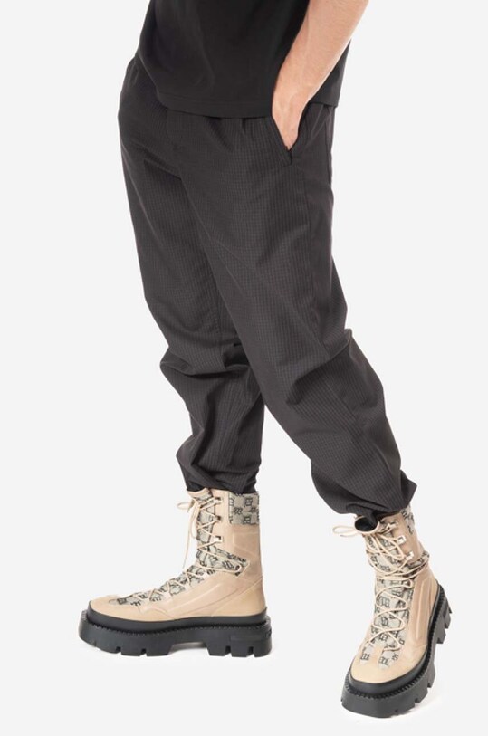 Wood Wood spodnie bawełniane Stanley Crispy Check Trousers 12235008.5274