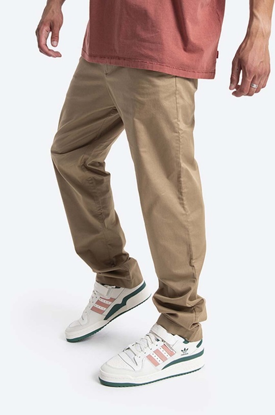 Wood Wood trousers Marcus Light Twill Trousers 20005007.5251 brown