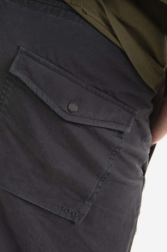 Maharishi cotton trousers Warhol Flowers Snopants 3687.BLACK