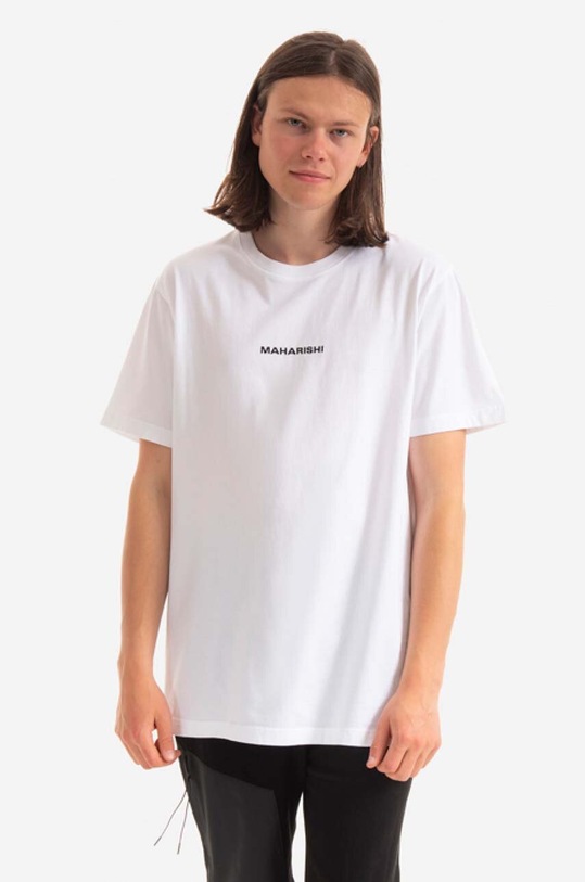 Maharishi cotton t-shirt 9753.WHITE white