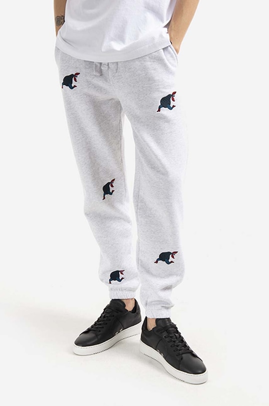 by Parra joggers applique gray 47122.ASHGREY