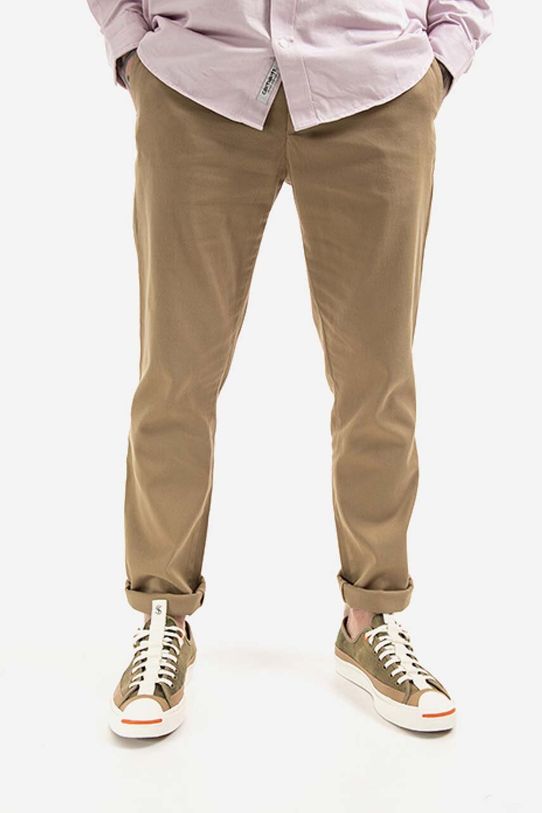 Norse Projects pantaloni Planet friendly maro N25.0367.0966