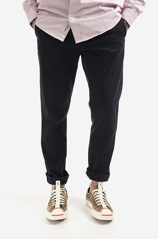 Norse Projects trousers fabric navy N25.0367.7004