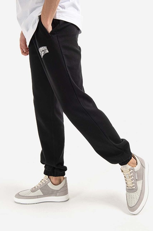 Billionaire Boys Club pantaloni tuta di cotone Spodnie Small Arch Logo Sweatpants BC001 BLACK BC001