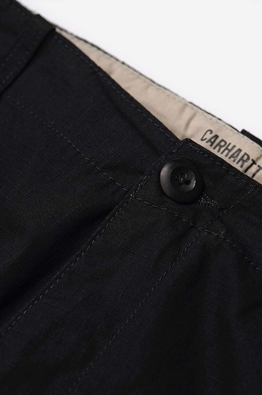 Carhartt WIP cotton trousers Aviation I009578.BLACK.RINS black