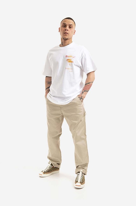 Carhartt WIP cotton trousers I024891 beige AA00
