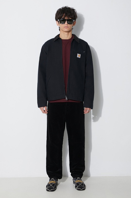 Carhartt WIP corduroy trousers I027232.BLACK black AW23