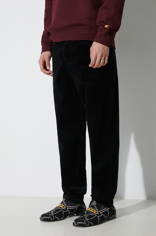 Carhartt WIP corduroy trousers black I027232.BLACK