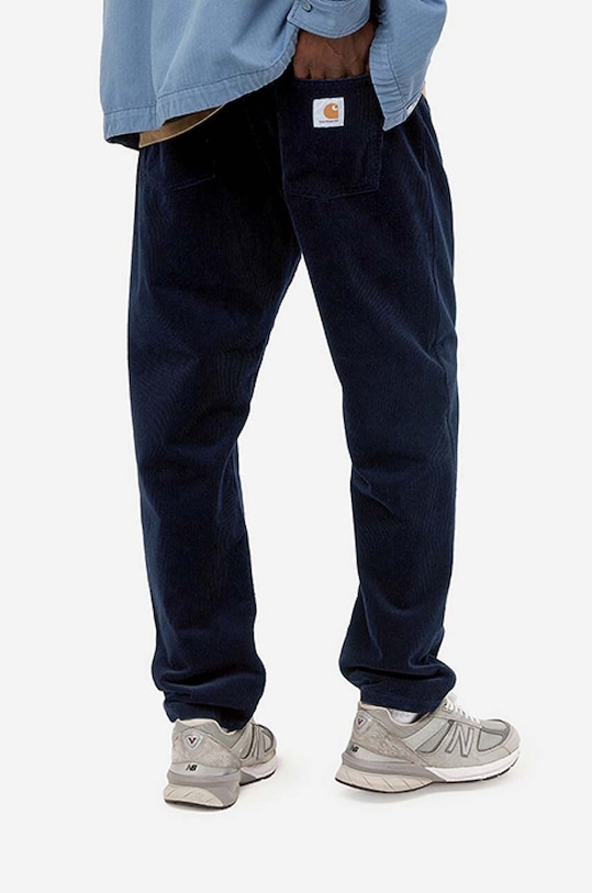 Carhartt WIP spodnie bawełniane I027232.DARK.NAVY granatowy AW23