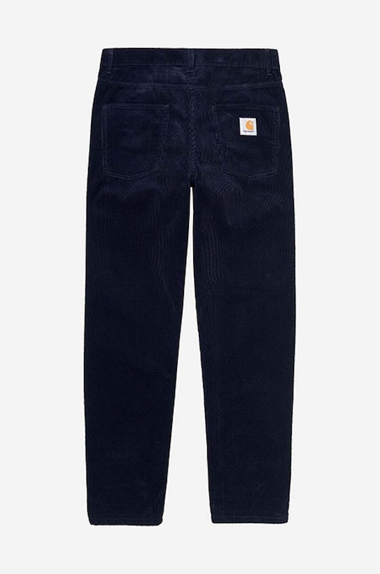 Carhartt WIP spodnie bawełniane granatowy I027232.DARK.NAVY