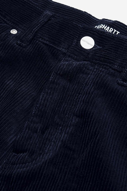 Carhartt WIP spodnie bawełniane I027232.DARK.NAVY granatowy