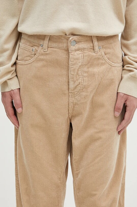 Бавовняні штани Carhartt WIP бежевий I027232.WALL