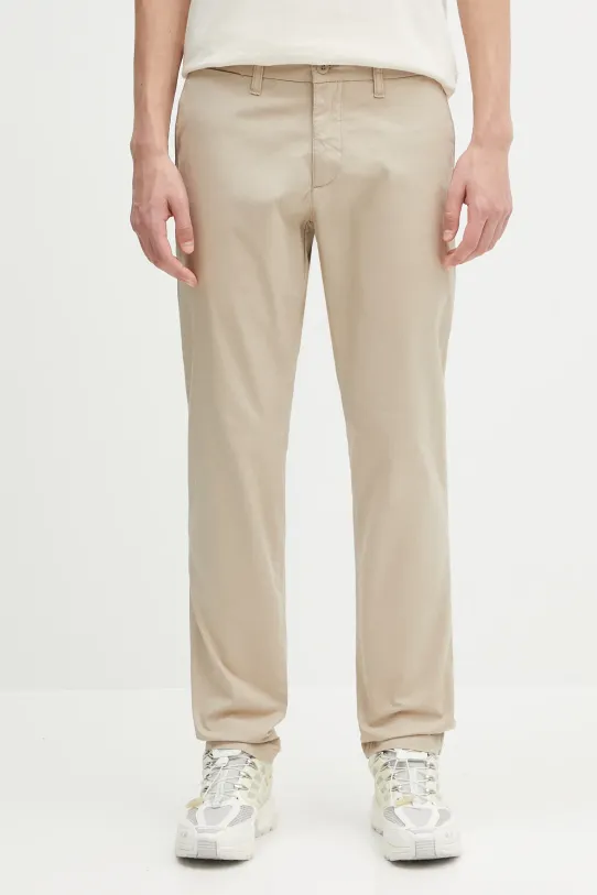 Παντελόνι Carhartt WIP Sid με ελαστάν μπεζ I027955.WALL