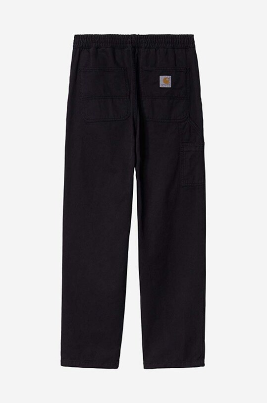 Carhartt WIP pantaloni in cotone Flint Pant I029919.BLACK