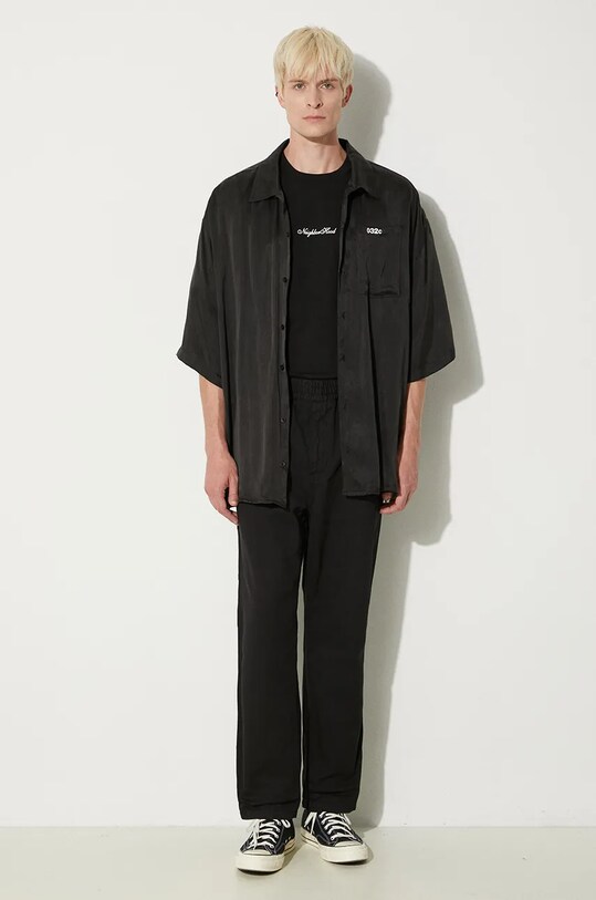 Carhartt WIP pantaloni in cotone Flint Pant I029919.BLACK