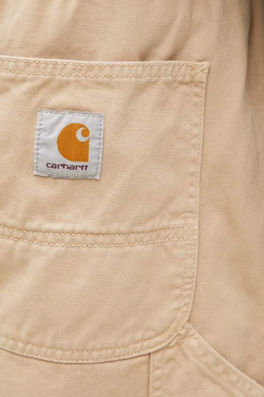 Хлопковые брюки Carhartt WIP Flint Pant коричневый I029919.WALL