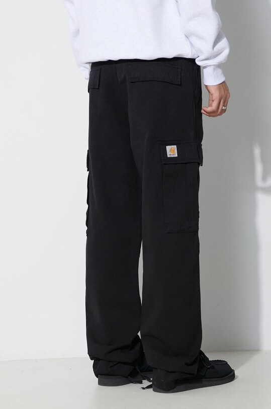 Îmbrăcăminte Carhartt WIP pantaloni de bumbac I030475.BLACK negru