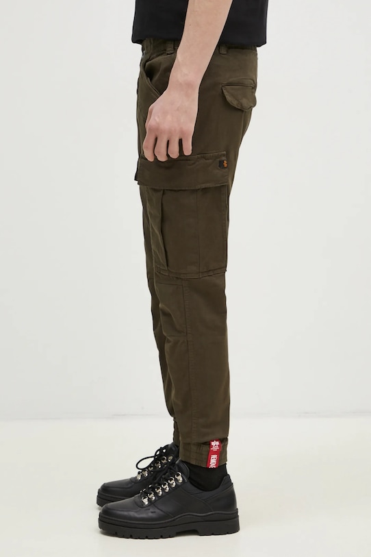 Hlače Alpha Industries Spodnie Alpha Industries Alman Pant 188201 413 188201.413 zelena AW24
