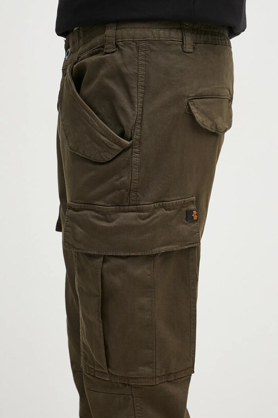 Alpha Industries pantaloni Spodnie Alpha Industries Alman Pant 188201 413 verde 188201.413