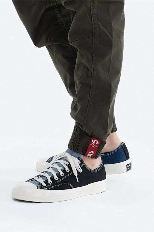 Alpha Industries pantaloni Spodnie Alpha Industries Alman Pant 188201 413 188201.413 verde