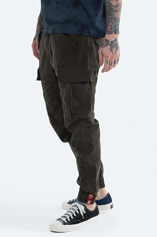 Alpha Industries pantaloni Spodnie Alpha Industries Alman Pant 188201 413 188201.413
