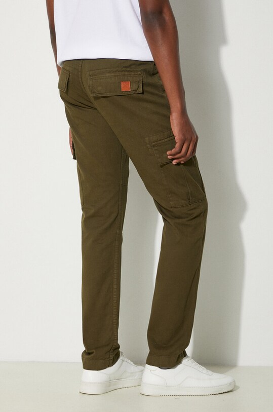 Clothing Alpha Industries cotton trousers Agent Pant 158205.142 green