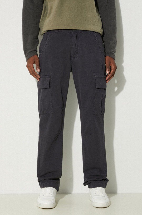 Alpha Industries cotton trousers Agent navy 158205.07