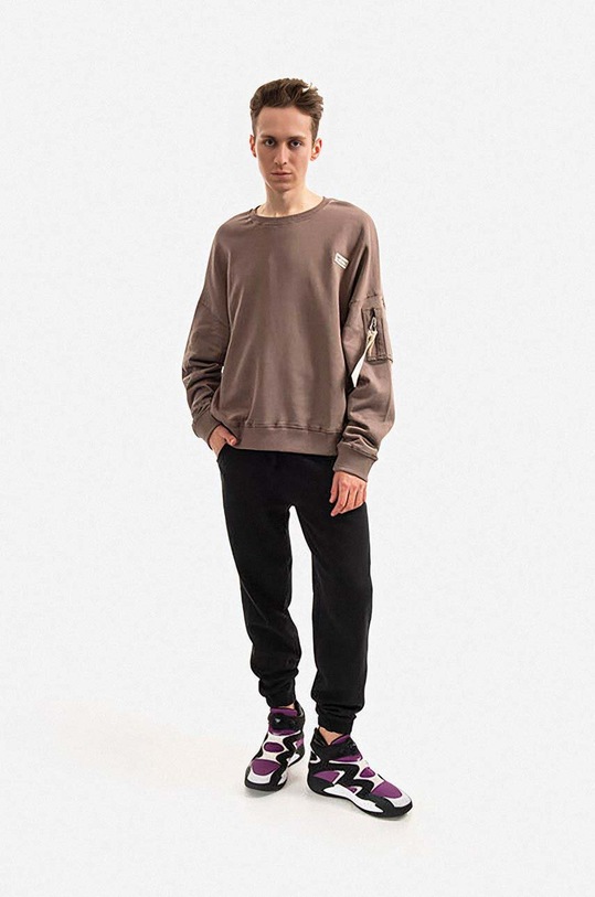 Bavlněné tepláky Alpha Industries 106364.649 černá AA00