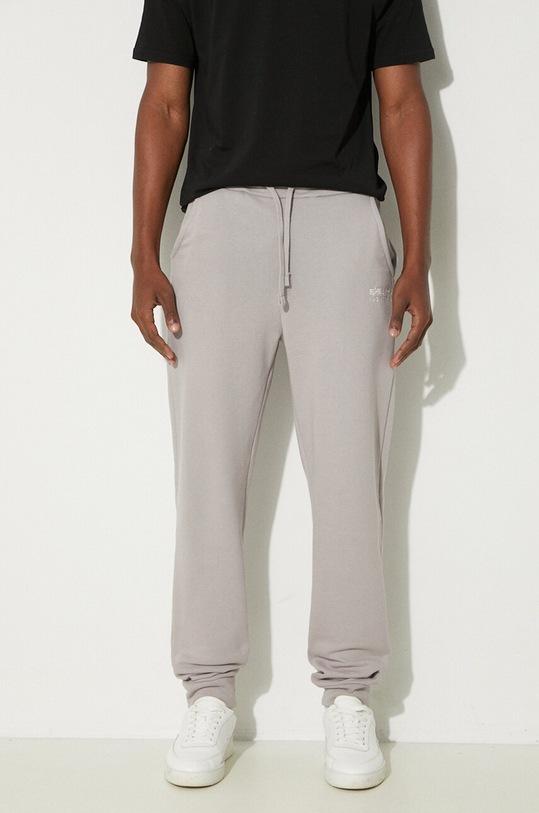 Alpha Industries cotton joggers plain gray 118365.643