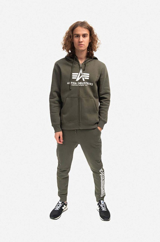 Alpha Industries cotton joggers 118364.142 green AA00