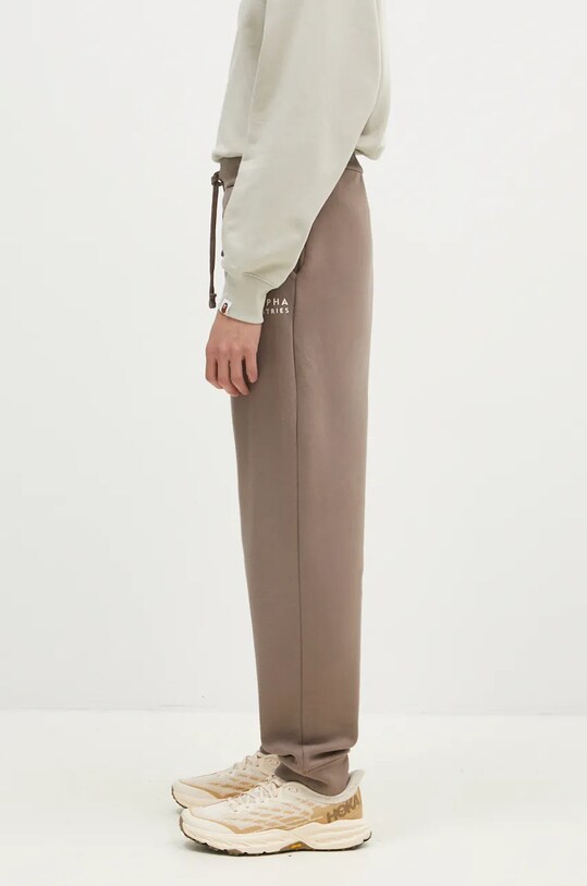 Alpha Industries cotton joggers 118365.628 brown AA00