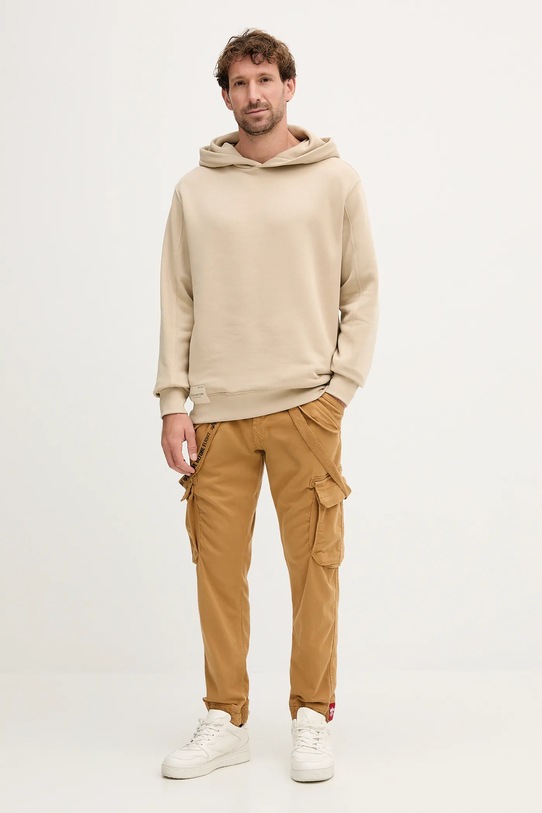 Alpha Industries spodnie Utility Pant 128202.13 brązowy AA00