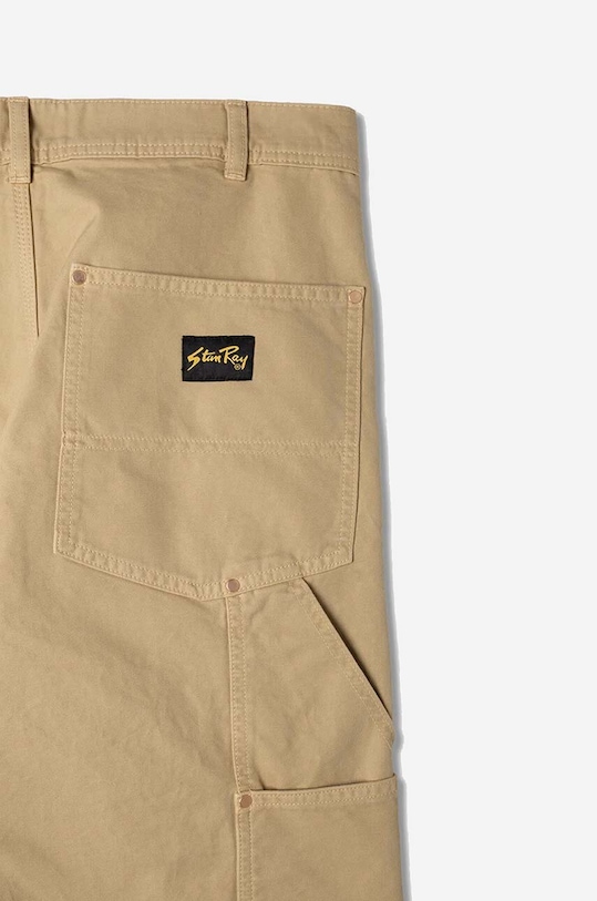 Bavlněné kalhoty Stan Ray Double Knee Pant SS23026KHA SS23026KHA