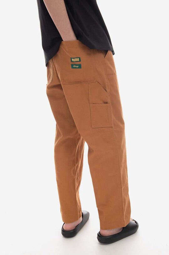 Puma cotton trousers x RHUIGI Double Knee 539509.87 beige
