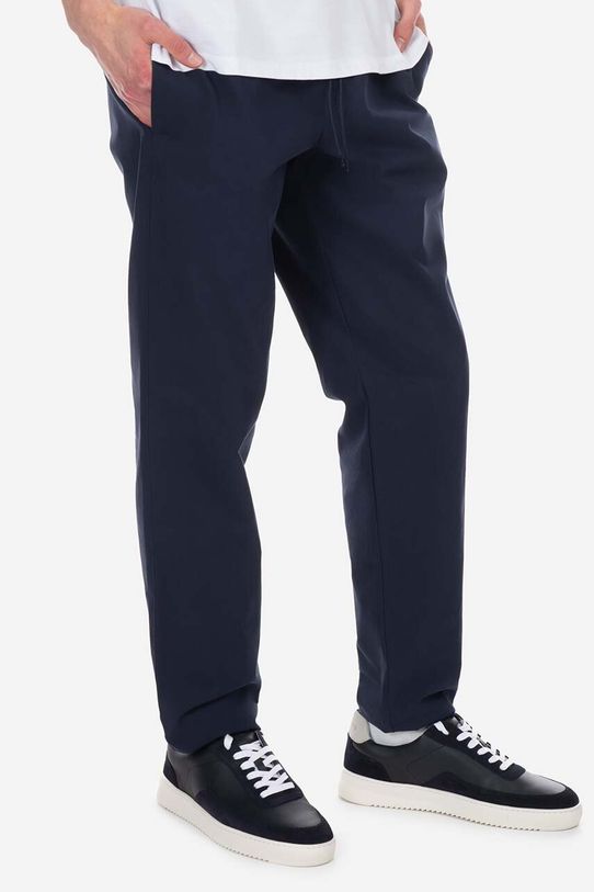A.P.C. pantaloni de bumbac COGBM.H08354 bleumarin AA00