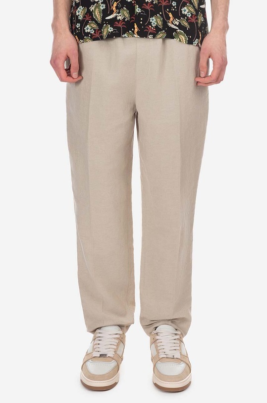 A.P.C. pantaloni din in LIAEO.H08394 bej