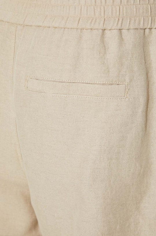 A.P.C. linen trousers Pantalon Pieter LIAEO.H08394 beige