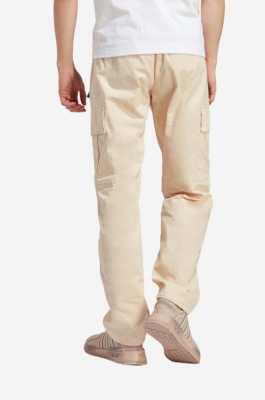 adidas Originals cotton trousers Adventure NA Pants beige HR3506
