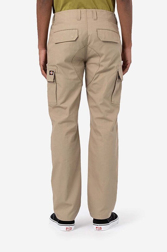 Dickies pantaloni de bumbac DK0A4XDUKHK bej SS24