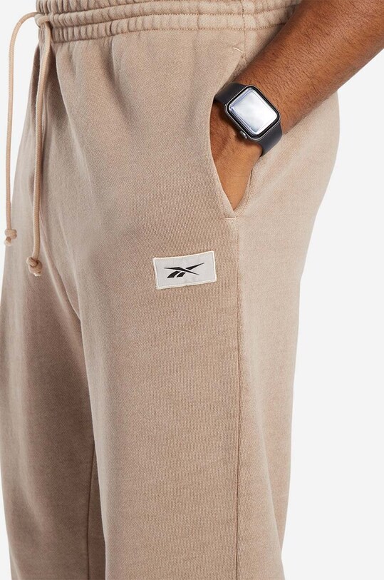 Reebok Classic spodnie dresowe bawełniane Natural Dye FT HT8197
