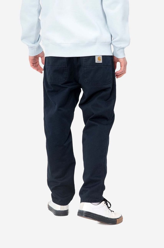 Carhartt WIP spodnie bawełniane granatowy I025934