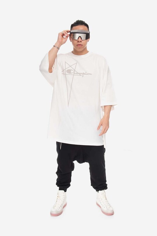 Pamučni donji dio trenirke Champion x Prisoner Drawstring crna CM02C9245