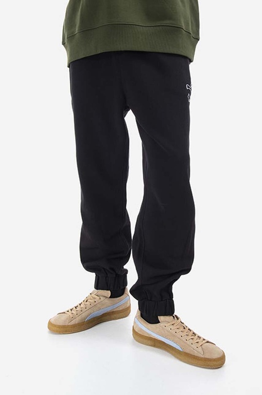 Puma cotton joggers x Maison Kitsune cotton black 532326.01